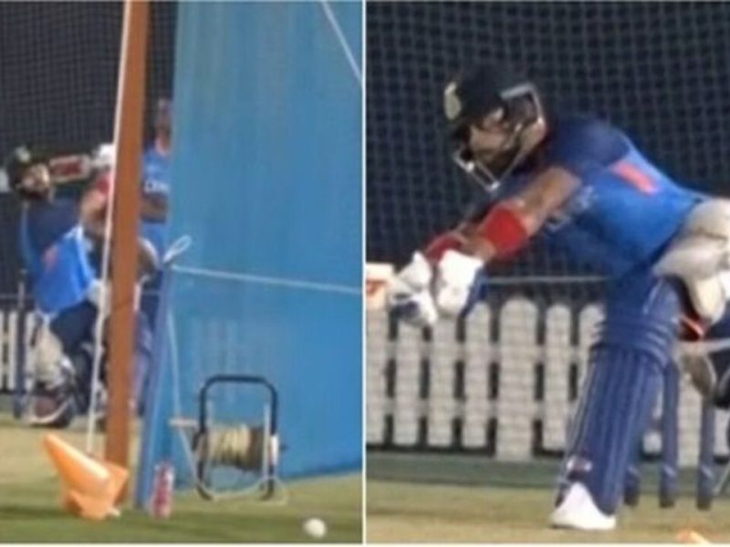 पाकिस्तान को आड़े हाथों लेने के लिए विराट कोहली ने शुरू कर दी तैयारी, नेट प्रैक्टिस में लगाए बड़े-बड़े शॉट्स वायरल हुआ वीडियो