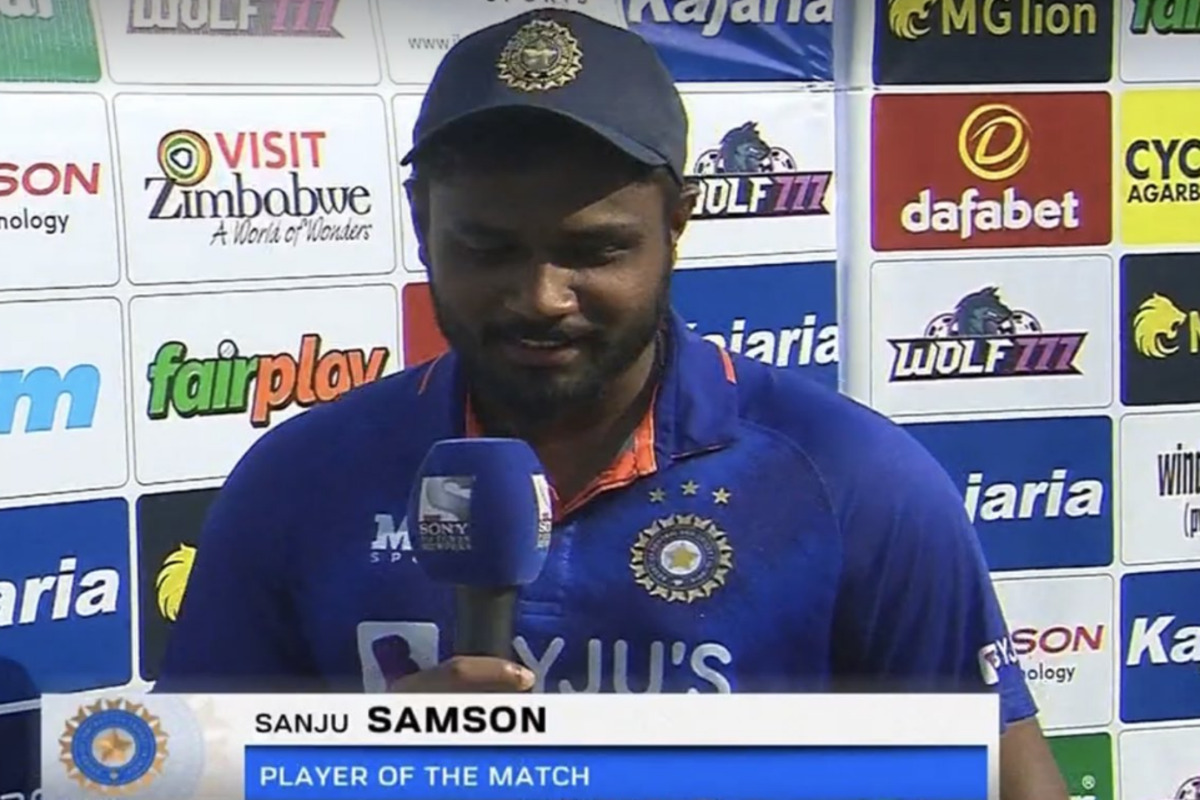 IND vs ZIM: 'जब आप यह देश के लिए कर रहे हों तो..'- प्लेयर ऑफ़ द मैच चुने जाने पर संजू सैमसन ने कही खास बात