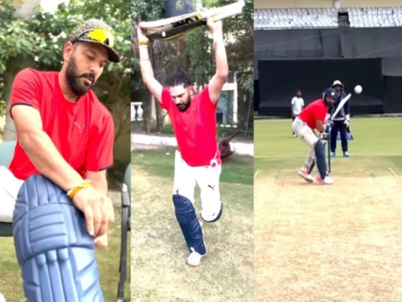 VIDEO: युवराज सिंह ने दिए क्रिकेट में वापसी के संकेत, चौके-छक्के का वीडियो शेयर कर लिखी ये बात