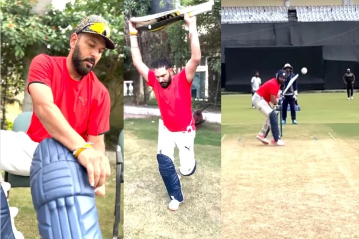 VIDEO: युवराज सिंह ने दिए क्रिकेट में वापसी के संकेत, चौके-छक्के का वीडियो शेयर कर लिखी ये बात