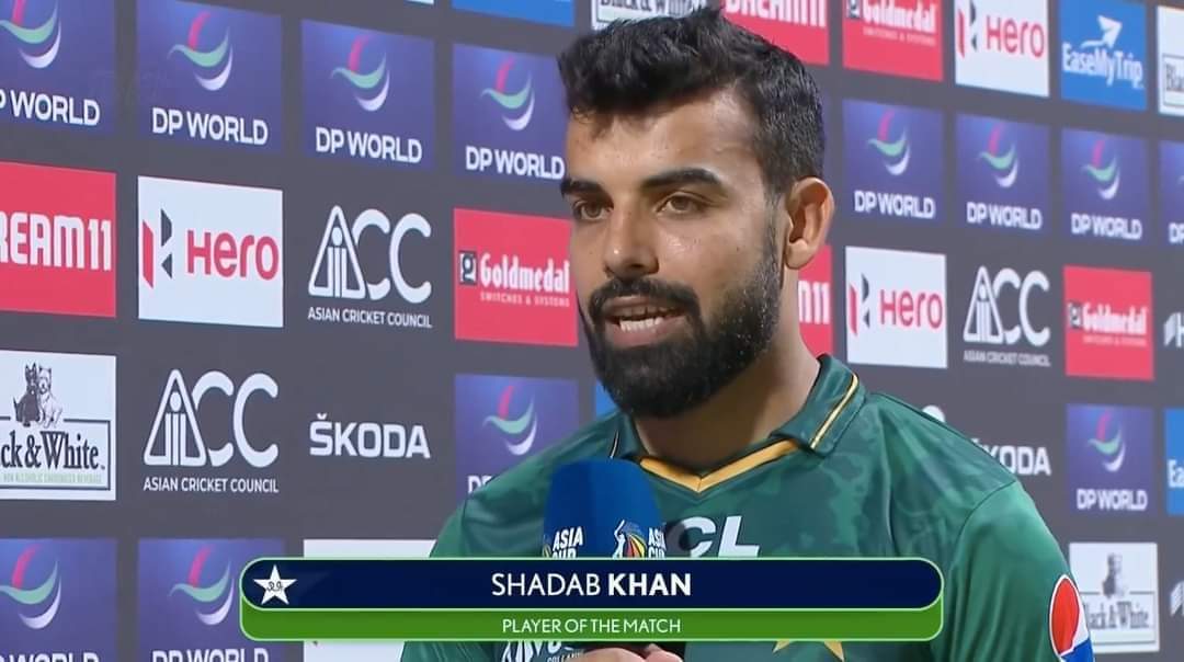 PAK vs AFG: प्लेयर ऑफ द मैच का खिताब जीतने पर शादाब खान ने खोला पाकिस्तान की जीत का फॉर्मूला, इस वजह से किया मियांदाद को याद