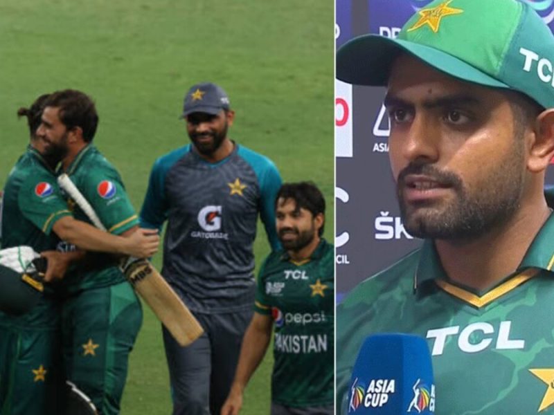 IND vs PAK: भारत के खिलाफ रोमांचक जीत के बाद बाबर आजम ने बताया अपना मास्टर प्लान, इन दो खिलाडियों को दिया सारा श्रेय