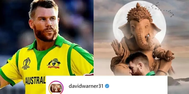 David Warner ने गणेश चतुर्थी पर शेयर कर दिया ऐसा पोस्ट, Rohit Sharma के लिए बन गया सिरदर्द, लोगों ने लगाई भारतीय कप्तान को फटकार