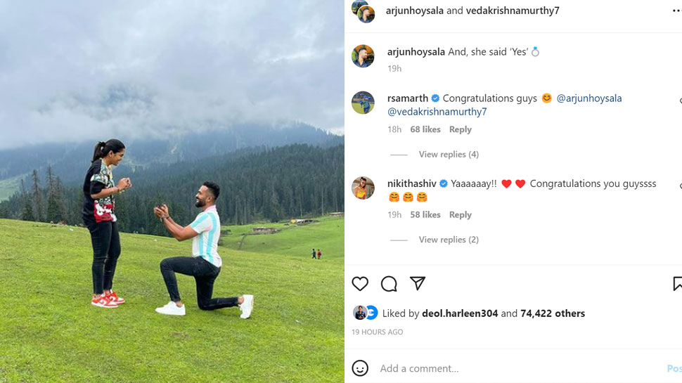 Team India की इस Player को भारतीय क्रिकेटर ने किया घुटने के बल बैठकर प्रपोज