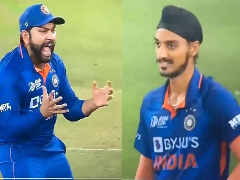 IND vs PAK: पाकिस्तान के खिलाफ अर्शदीप ने छोड़ा लड्डू कैच, कप्तान रोहित शर्मा हुए गुस्से से लाल, देखें VIDEO
