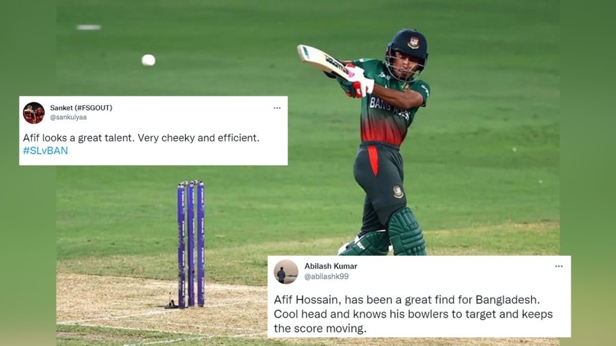 SL vs BAN: "बांग्लादेश के लिए एक महान खोज" अफिफ हुसैन की अश्विसनीय पारी ने निभाया अहम किरदार, फैंस ने जमकर की सराहना