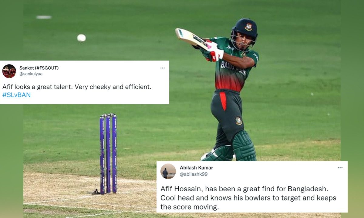 SL vs BAN: "बांग्लादेश के लिए एक महान खोज" अफिफ हुसैन की अश्विसनीय पारी ने निभाया अहम किरदार, फैंस ने जमकर की सराहना