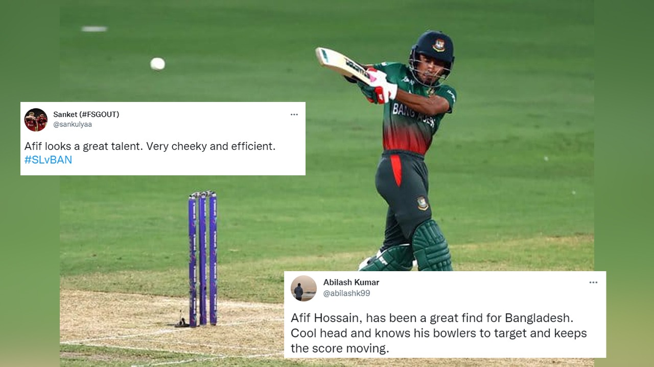 SL vs BAN: "बांग्लादेश के लिए एक महान खोज" अफिफ हुसैन की अश्विसनीय पारी ने निभाया अहम किरदार, फैंस ने जमकर की सराहना