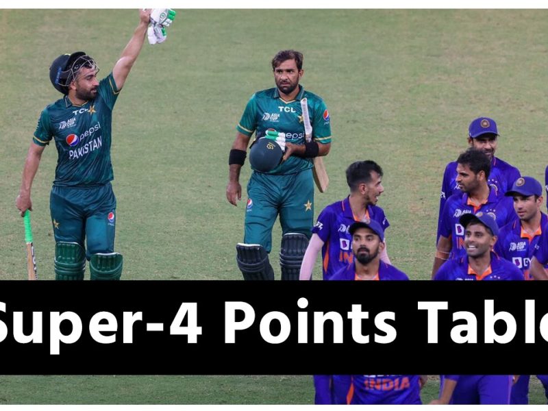 ASIA CUP, IND vs PAK: भारत से पिछली हार का बदला लेकर पाकिस्तान ने मजबूत कर ली अपनी स्थिति, जानें सुपर-4 पाइंट्स टेबल में अब किसका पलड़ा हैं भारी