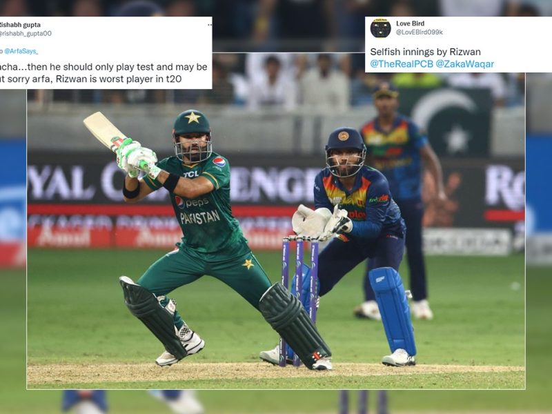 SL vs PAK: "अरे क्या करूं मैं इसका"- मोहम्मद रिजवान की टुक-टुक पारी देख फैंस का चढ़ा पारा, हार का जिम्मेदार ठहराकर खूब सुनाई खरी खोटी