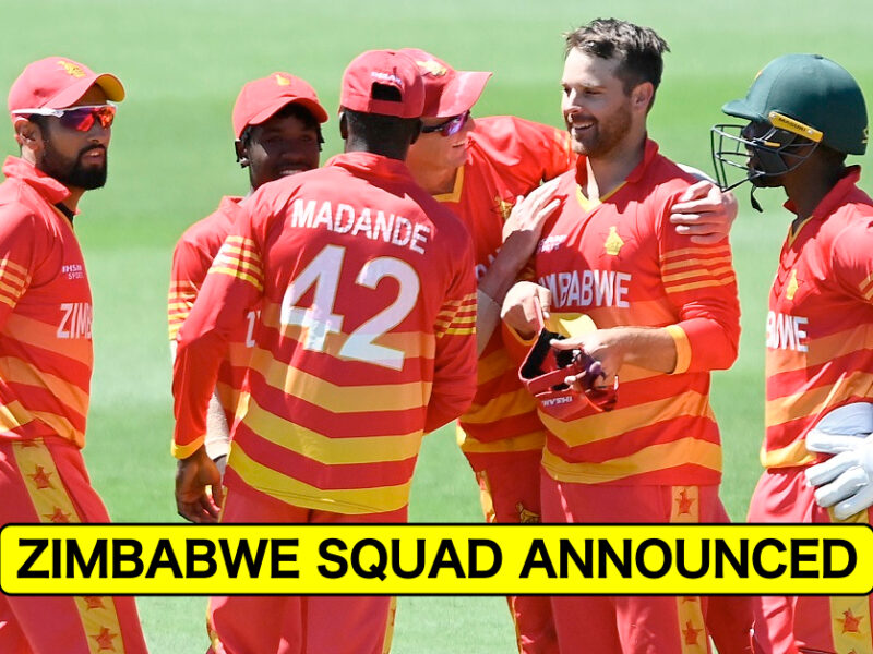 T20 World Cup 2022: टी20 वर्ल्ड कप के लिए जिम्बाब्वे की टीम का हुआ ऐलान, कप्तान के रूप में इस दिग्गज खिलाड़ी ने मारी एंट्री