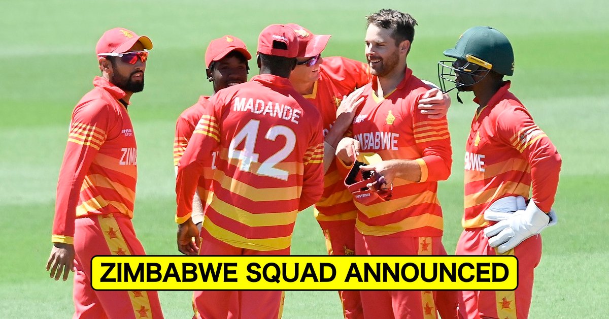 T20 World Cup 2022: टी20 वर्ल्ड कप के लिए जिम्बाब्वे की टीम का हुआ ऐलान, कप्तान के रूप में इस दिग्गज खिलाड़ी ने मारी एंट्री
