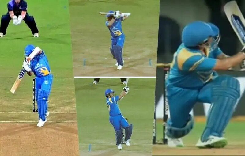 Sachin Tendulkar ने रोड सेफ्टी वर्ल्ड सीरीज में खेला पुराना Trademark Backfoot Punch, फैंस हो गए दिवाने
