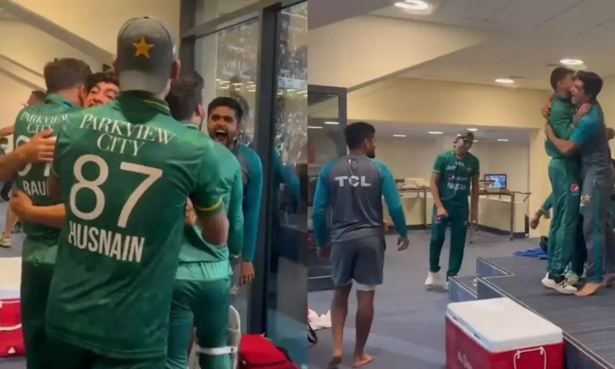 IND vs PAK: रोमांचक रन चेज़ के बाद जश्न में डूबे पाकिस्तानी खिलाड़ियों ने की ऐसी हरकतें जो भारतीय फैंस को कतई नहीं हुई बर्दाश्त, वायरल हुआ वीडियो