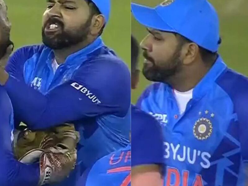 "आखिर ये कर क्या रहा हैं"- रोहित शर्मा एक बार फिर आपा खोते आए नजर, फैंस ने कप्तानी को लेकर दागे सवाल