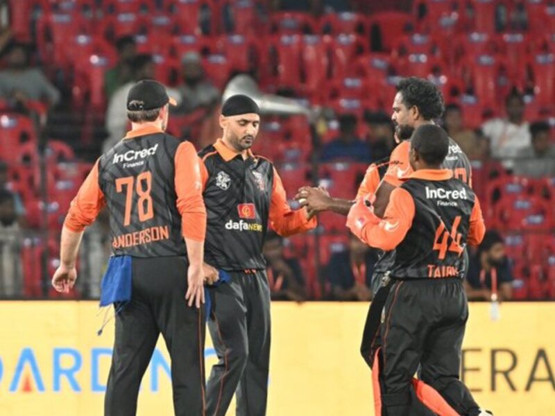 MT vs BK: हरभजन की सेना ने रोमांचक मुकाबले में भीलवाड़ा किंग्स को सिर्फ 3 रन से रौंद कर दर्ज कर ली शानदार जीत