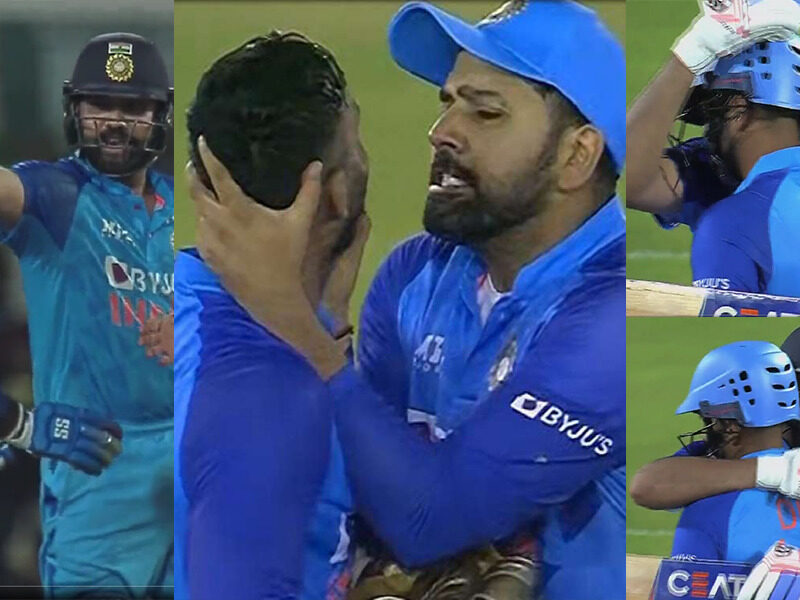IND vs AUS: पिछले मैच में मरोड़ी थी गर्दन! इस मैच में प्यार से लगाया गले, रोहित शर्मा-दिनेश कार्तिक के ब्रोमांस का VIDEO हो रहा वायरल