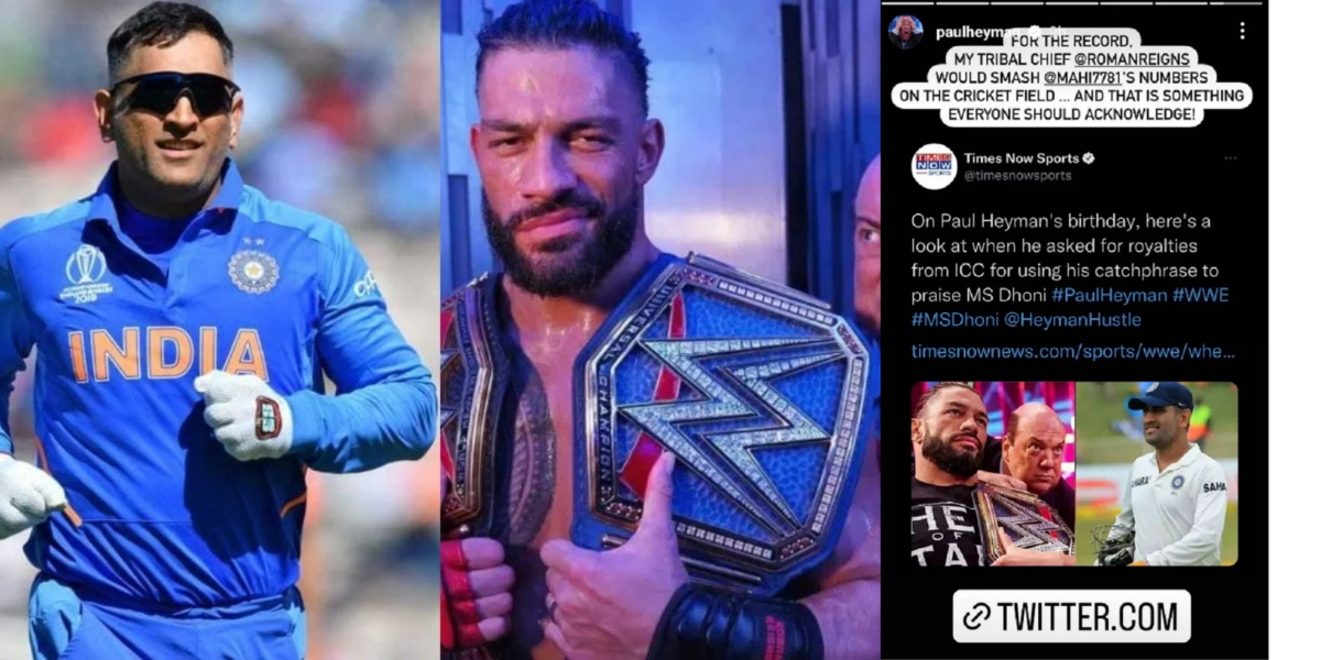 “रोमन रेन्स तोड़ेंगे एमएस धोनी का रिकॉर्ड”, WWE से आया चौंकाने वाला बयान, जानिए क्या है पूरा मामला