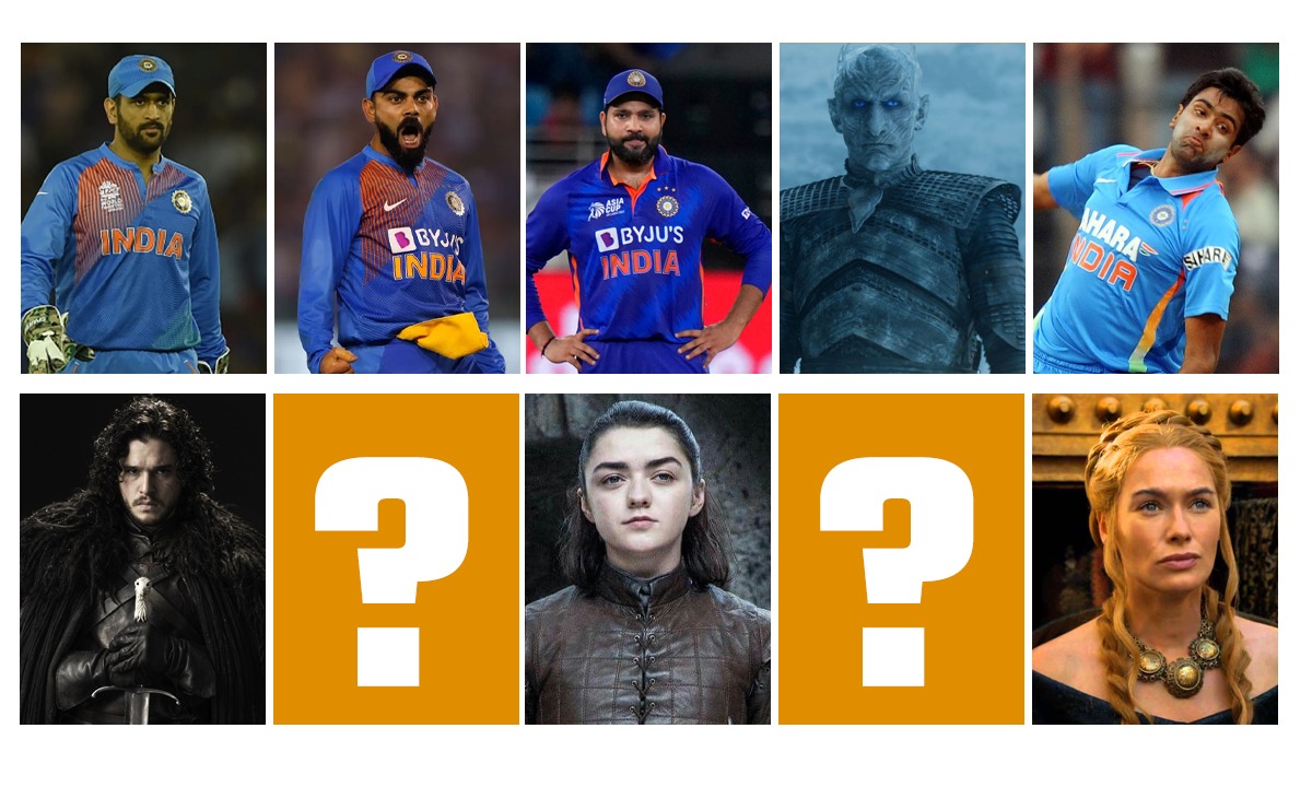 धोनी हैं “जॉन स्नो” तो विराट कोहली “डेर्निस टारगेईर्न” जानिए गेम ऑफ थ्रोन्स के किस किरदार में फिट बैठता है कौन सा क्रिकेटर