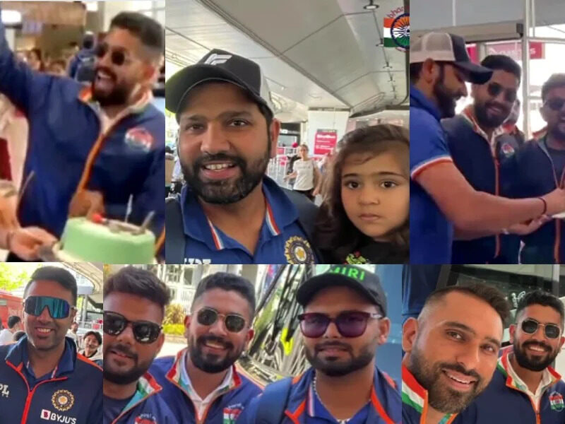 टी20 विश्व कप में पहला मैच खेलने मेलबर्न पहुंची टीम इंडिया के खिलाड़ियों का भारत आर्मी ने किया ख़ास अंदाज में किया स्वागत, वायरल हुआ VIDEO