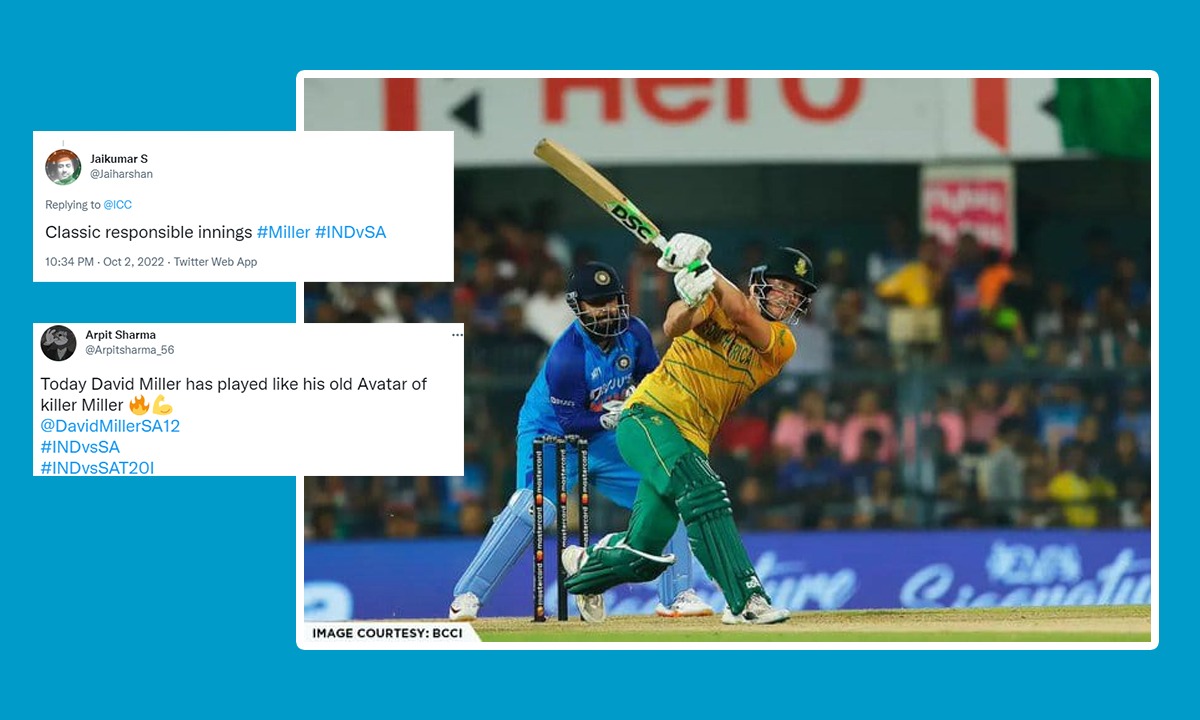 IND vs SA: "उसने तो धज्जियां उड़ा दी"- डेविड मिलर के किलर शो ने भारतीय गेंदबाजों को दिखाया आईना, शतकीय पारी से लूट ली सारी महफिल