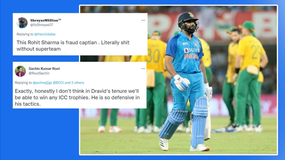 IND vs SA: "इनसे तो भगवान भी नहीं बचा सकते"- रोहित शर्मा और द्रविड़ की जोड़ी ने डबूोई टीम की नईया, गुस्साए फैंस ने मचाया बवाल