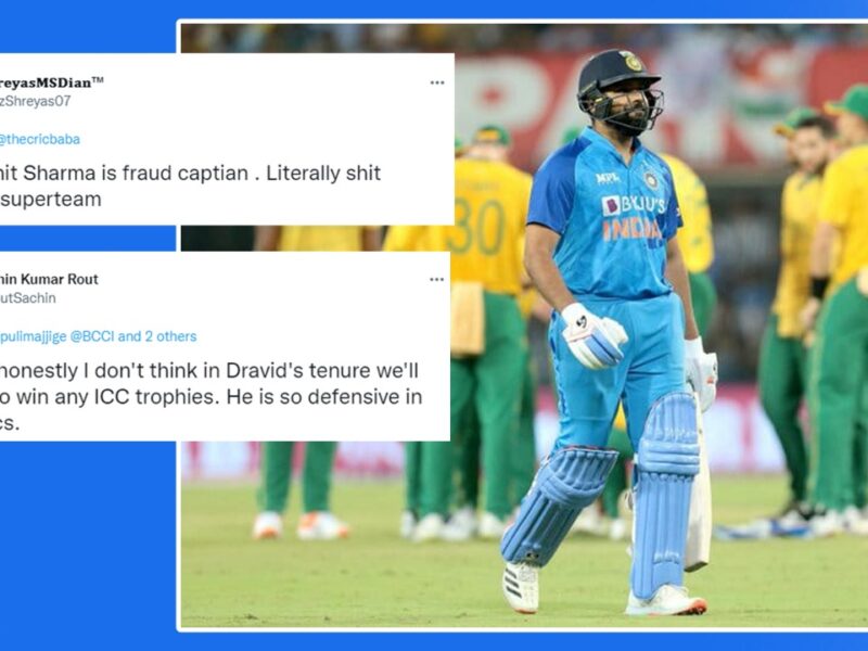 IND vs SA: "इनसे तो भगवान भी नहीं बचा सकते"- रोहित शर्मा और द्रविड़ की जोड़ी ने डबूोई टीम की नईया, गुस्साए फैंस ने मचाया बवाल