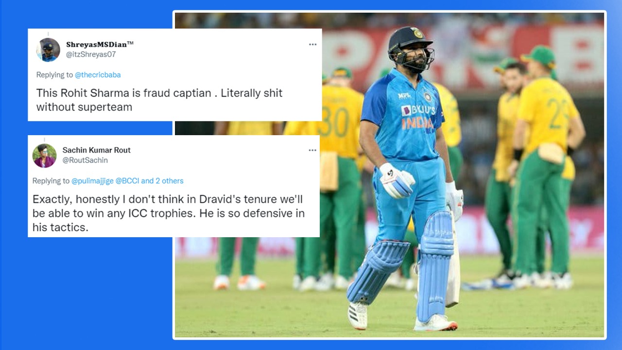 IND vs SA: "इनसे तो भगवान भी नहीं बचा सकते"- रोहित शर्मा और द्रविड़ की जोड़ी ने डबूोई टीम की नईया, गुस्साए फैंस ने मचाया बवाल