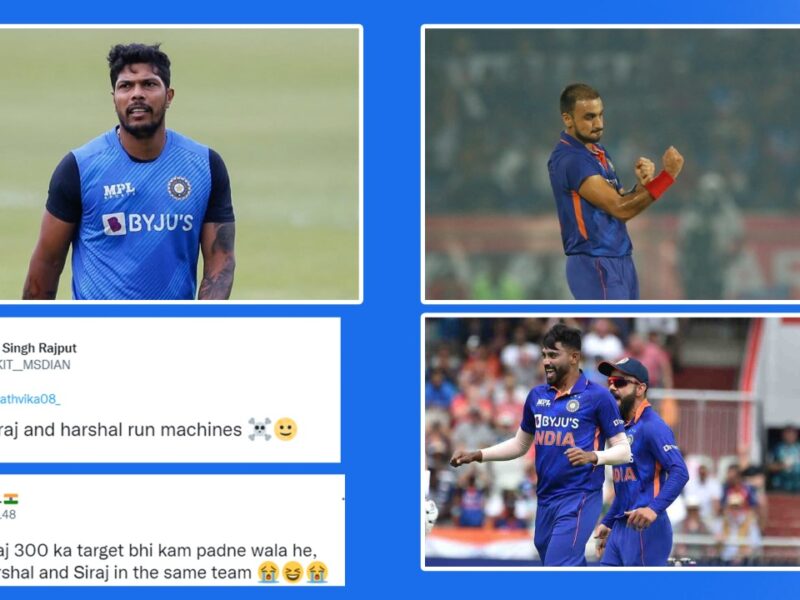IND vs SA: "आज तो 300 भी कम पड़ने वाला हैं"- भारतीय टीम में रन मशीन तिगडियों सिराज, हर्षल और उमेश की मौजूदगी देख फैंस ने जमकर लिए मज़े
