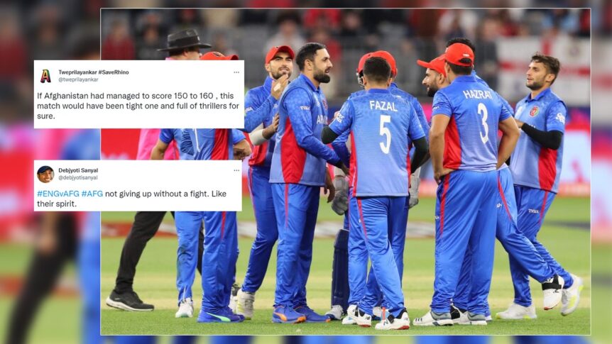 ENG vs AFG: "क्या लड़ती हैं ये टीम"- अफगानिस्तान के सामने 113 रनों का पीछा करते हुए इंग्लैंड के छूटे पसीने, फैंस ने जज्बे को किया सलाम