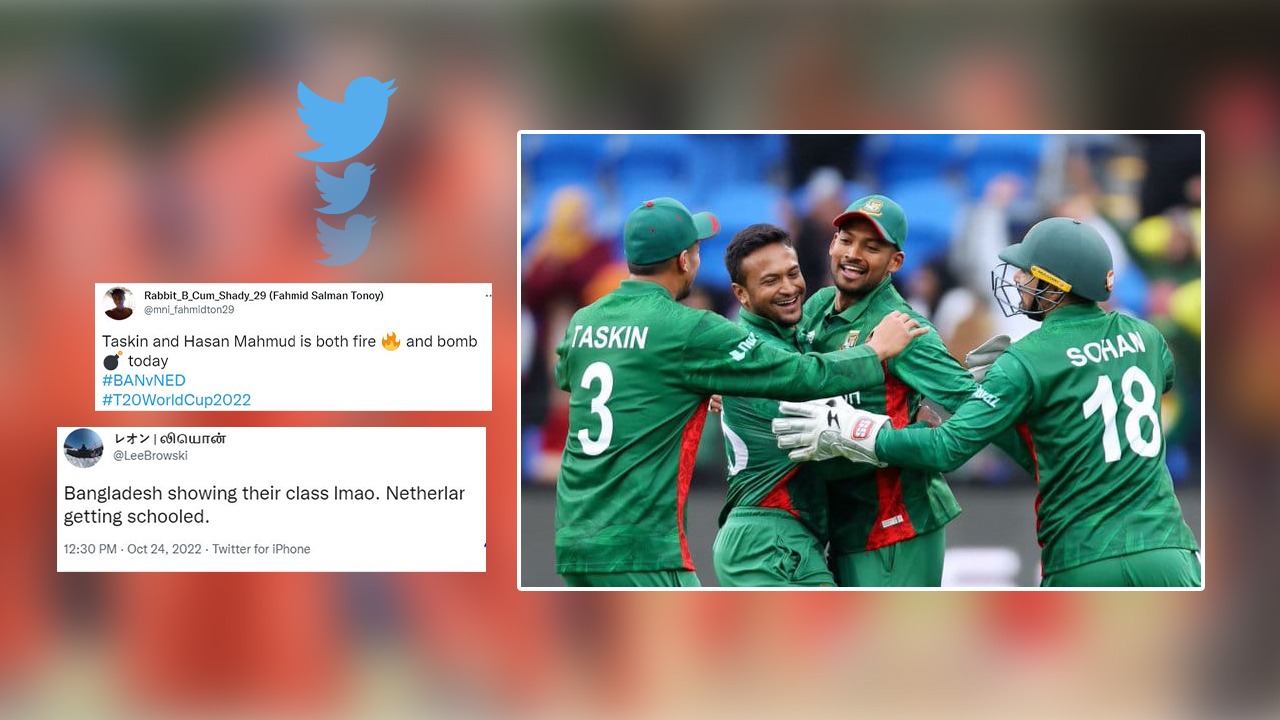 BAN vs NED: "नागिन के फनों ने डस लिया"- बांग्लादेशी गेंदबाजों ने घातक गेंदबाजी से नीदरलैंड्स की उड़ाई हवाईयां, फैंस ने जमकर लिए मज़े