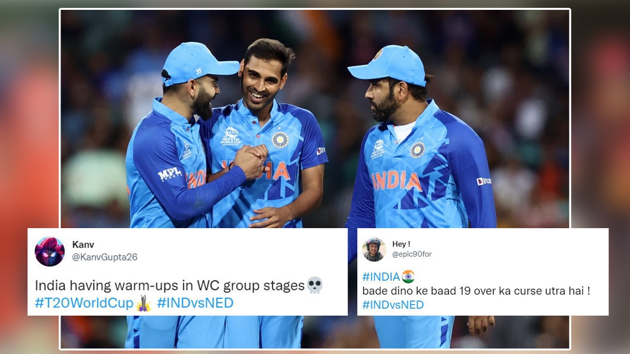 IND vs NED: “बड़े दिनों पर 19वें ओवर का सदमा गया हैं”- भारतीय गेंदबाजों ने नीदरलैंड्स की हवाईयां उड़ाकर 56 रनों से जीता मैच, फैंस का बन गया दिन