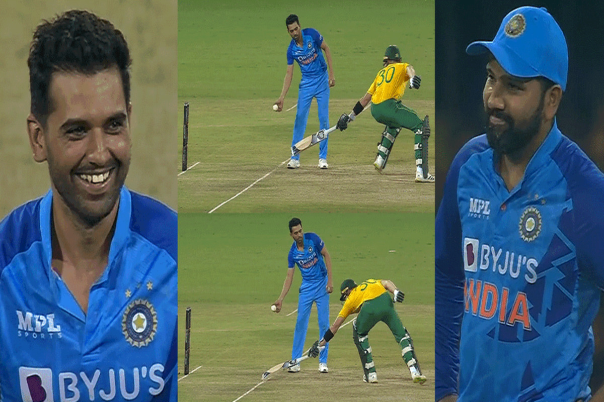 IND vs SA: साउथ अफ़्रीकी बल्लेबाज़ से दीपक चाहर ने मांकडिंग के जरिए कर दी मौज़, रोहित शर्मा भी नहीं रोक पाए हंसी वायरल हुआ VIDEO