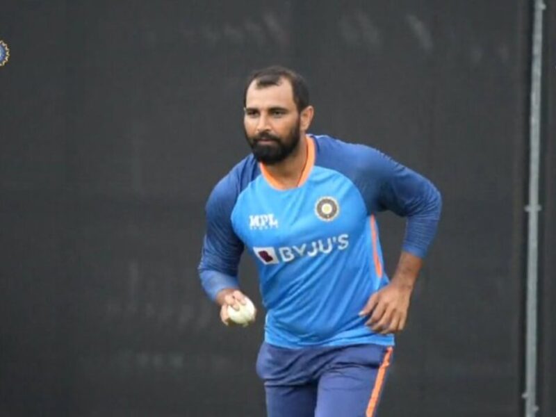 टी20 वर्ल्ड कप के लिए मोहम्मद शमी ने शुरू कर दी अपनी तैयारी, नेट्स में जमकर बहा रहे हैं पसीना