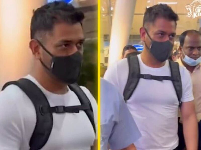 चेन्नई एयरपोर्ट पर नए अवतार में दिखे थाला महेंद्र सिंह धोनी, हुआ शानदार स्वागत! CSK ने शेयर की PHOTOS