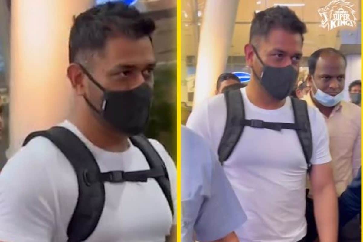 चेन्नई एयरपोर्ट पर नए अवतार में दिखे थाला महेंद्र सिंह धोनी, हुआ शानदार स्वागत! CSK ने शेयर की PHOTOS