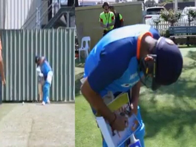 T20 World Cup 2022: 11 साल के बच्चे पर उमड़ा कप्तान रोहित शर्मा का प्यार! खुद बुला कर नेट्स पर कराई गेंदबाज़ी फिर दिया ऑटोग्राफ, देखें Video