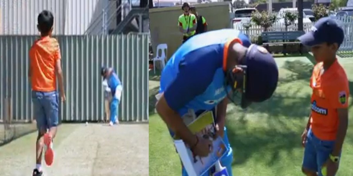 T20 World Cup 2022: 11 साल के बच्चे पर उमड़ा कप्तान रोहित शर्मा का प्यार! खुद बुला कर नेट्स पर कराई गेंदबाज़ी फिर दिया ऑटोग्राफ, देखें Video