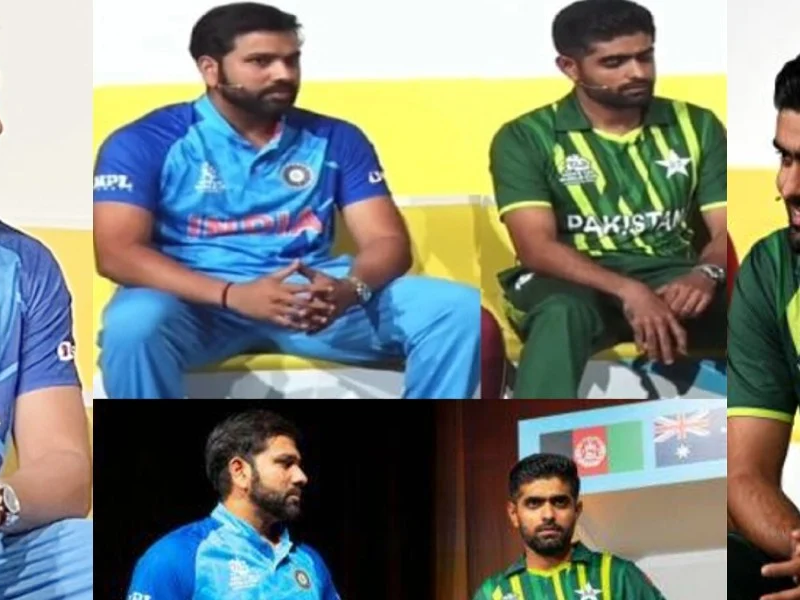 टी20 वर्ल्ड कप के मेगा प्रेस कॉन्फ्रेंस में रोहित-बाबर ने खोला राज़, बताया खिलाड़ी एक दूसरे से मिलते है तो किस बारे में होती है बात