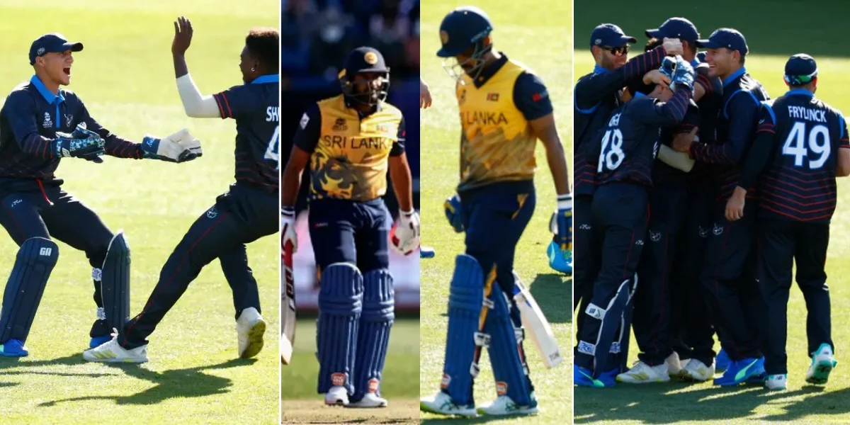 SL vs NAM : टी20 वर्ल्डकप के पहले क्वालिफायर मैच में हुआ बड़ा उलटफ़ेर, नामीबिया ने एशिया की चैंपियन श्रीलंका को 55 रनो से हराया