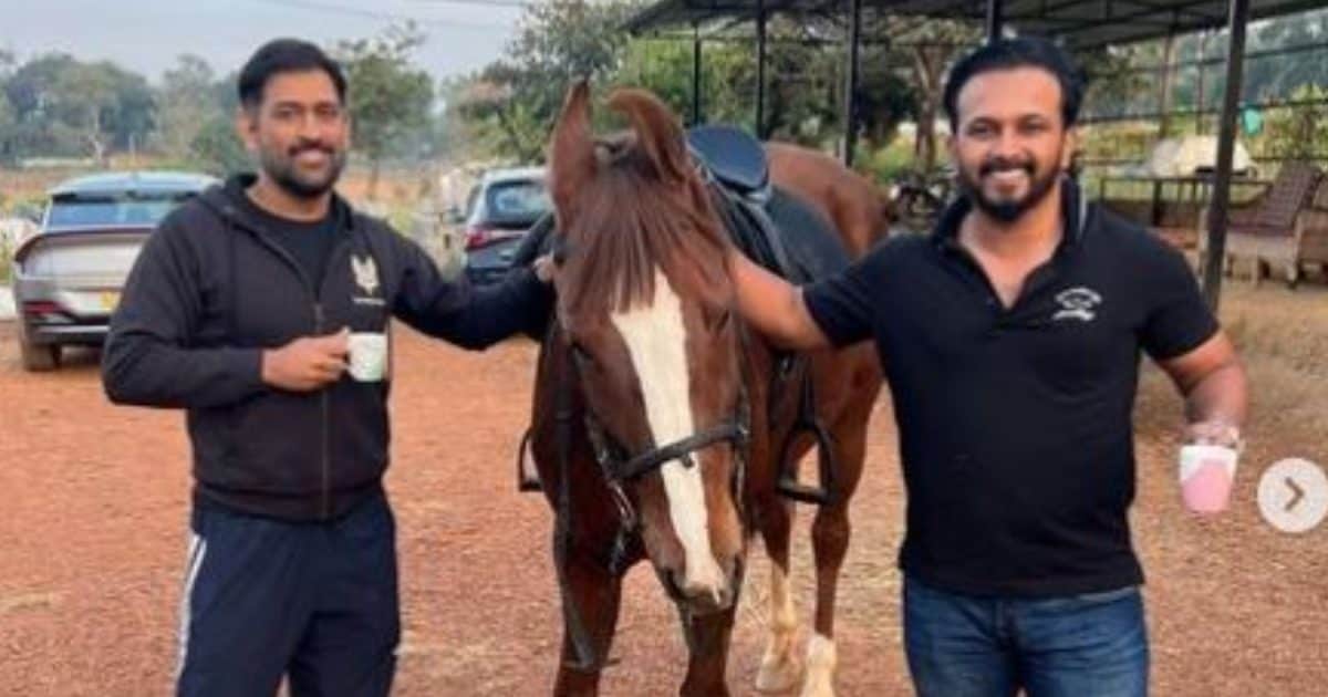 केदार जाधव की महेंद्र सिंह धोनी के घर पर हुई सुनहरी से मुलाकात तो हार बैठे दिल, पोस्ट के जरिए किया खुलासा