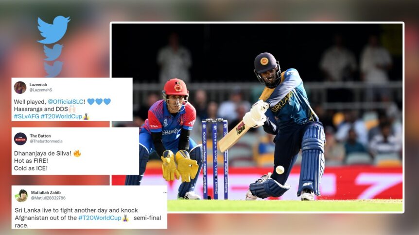 SL vs AFG: "शेरों ने कमाल कर दिया"- अफगानियों पर प्रचंड जीत हासिल कर श्रीलंका ने जीवंत रखी सेमीफाइनल की उम्मीद, फैंस ने जमकर मनाया जश्न