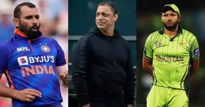 मोहम्मद शमी और शोएब अख्तर की लड़ाई में कूदे शाहिद अफरीदी, अब करवा रहे हैं अपनी बेज्जइती