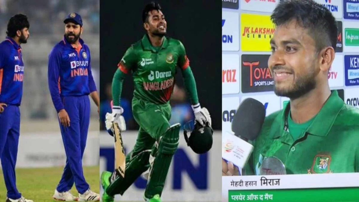 BAN vs IND: ”मुझे सिर्फ 20 गेंदों की जरूरत…”, प्लेयर ऑफ़ द मैच जीतने पर मिराज ने खोले अपनी कामयाबी के राज़, बताया अपना मास्टरप्लान