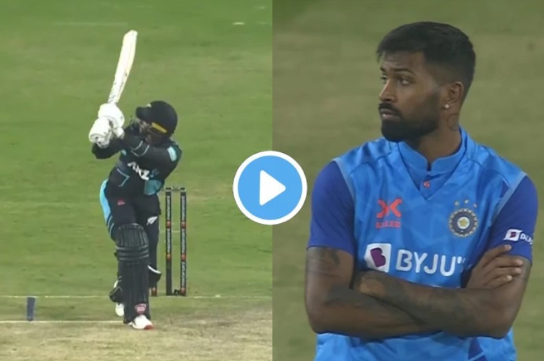 IND vs NZ: डेवॉन कॉन्वे ने उमरान मलिक की गेंद को हवा में उड़ा कर किया सबको हैरान, वीडियो हो गया वायरल