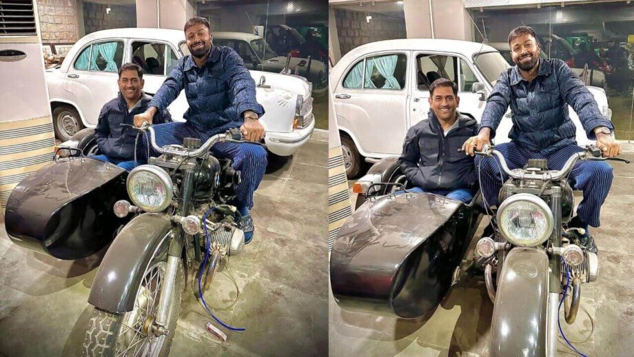 हार्दिक पांड्या ने महेंद्र सिंह धोनी से मुलाकात करने के बाद कर दी शोले-2 की घोषणा, फोटो हो गई तेजी से वायरल