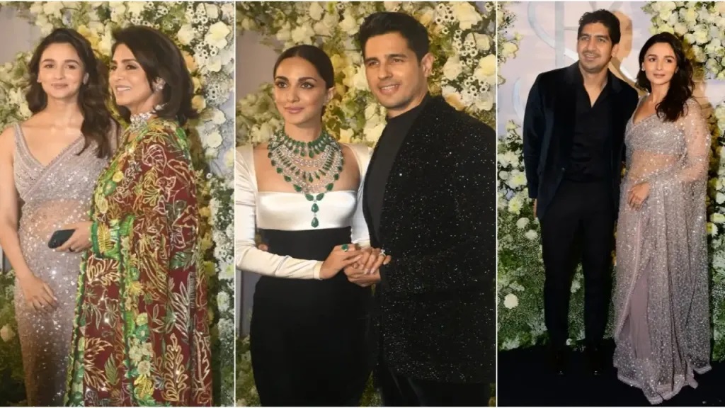 Kiara Advani और Sidharth Malhotra की वेडिंग रिसेप्शन पार्टी में पहुंचा बॉलीवुड, देखें तस्वीरें और वीडियो