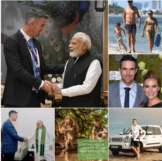 इंग्लैंड के पूर्व क्रिकेटर केविन पीटरसन ने की प्रधानमंत्री और गृहमंत्री से मुलाकात, फिर ट्विटर पर शेयर की फोटो