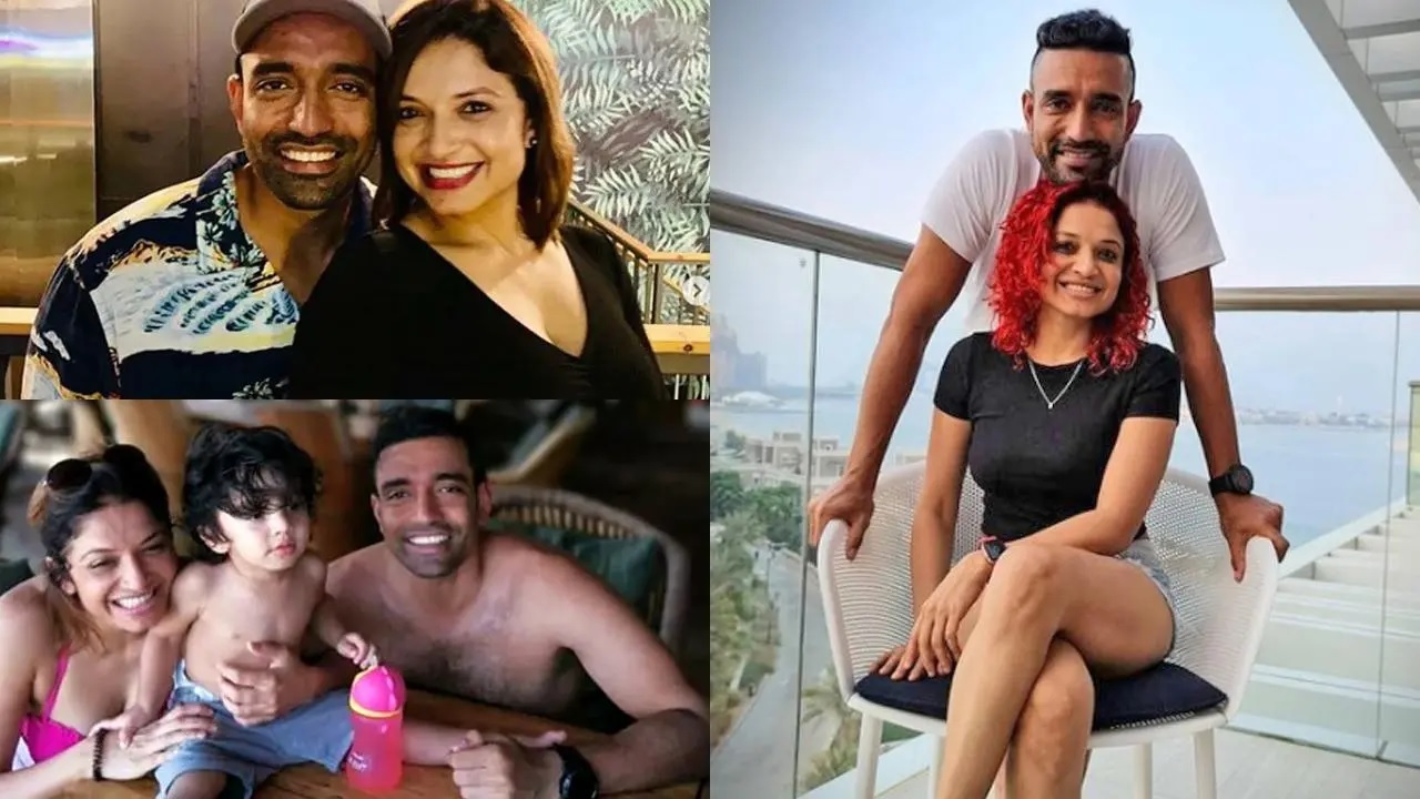 अपनी ​सीनियर से प्यार कर बैठे थे Robin Uthappa, पत्नी किसी बॉलीवुड अभिनेत्री से कम नहीं है, देखें तस्वीरें