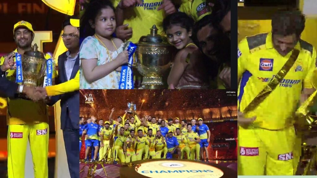 IPL 2023: विनिंग ट्रॉफी लेने MS Dhoni खुद आगे नहीं आए बल्कि Ambati Rayudu को किया आगे, फिर बेटी जीवा को थमाई ट्रॉफी, फैंस कर रहे तारीफ
